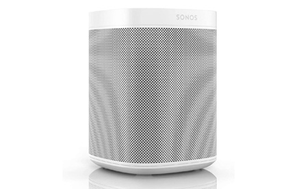 Sonos One (Gen 2) - Altavoz inteligente controlado por voz con Amazon Alexa integrado, color blanco