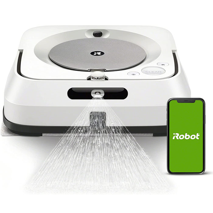 iRobot Braava Jet M6 (6110) Ultimate Robot - Conexión Wi-Fi, chorro de precisión, mapeo inteligente, funciona con Alexa