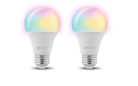 Nexxt Solutions Connectivity - Light Bulb - A19 RGB 110V 2PK