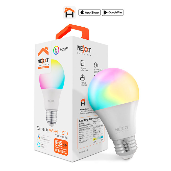 Nexxt Solutions Connectivity - Light Bulb - smart LED bulb