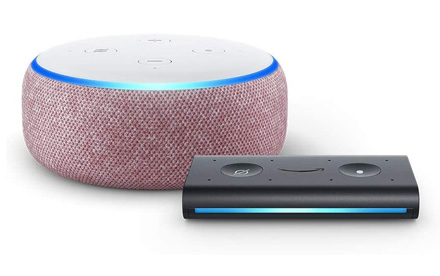 Echo Dot (3.a generación) Plum con Echo Auto